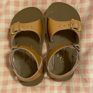 Stylish Tan Kids Sandals with Adjustable Straps